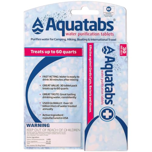 Aquatabs Water Purification Tablets